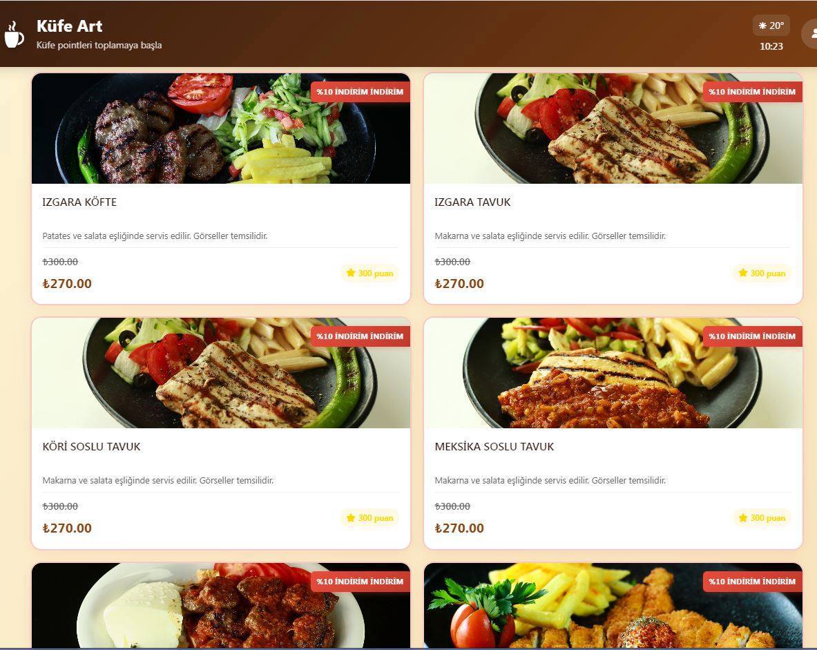 Web Tabanlı Adisyon Yazılımı  - Küfe Art Web Tabanlı Adisyon Yazılımı  - Küfe Art