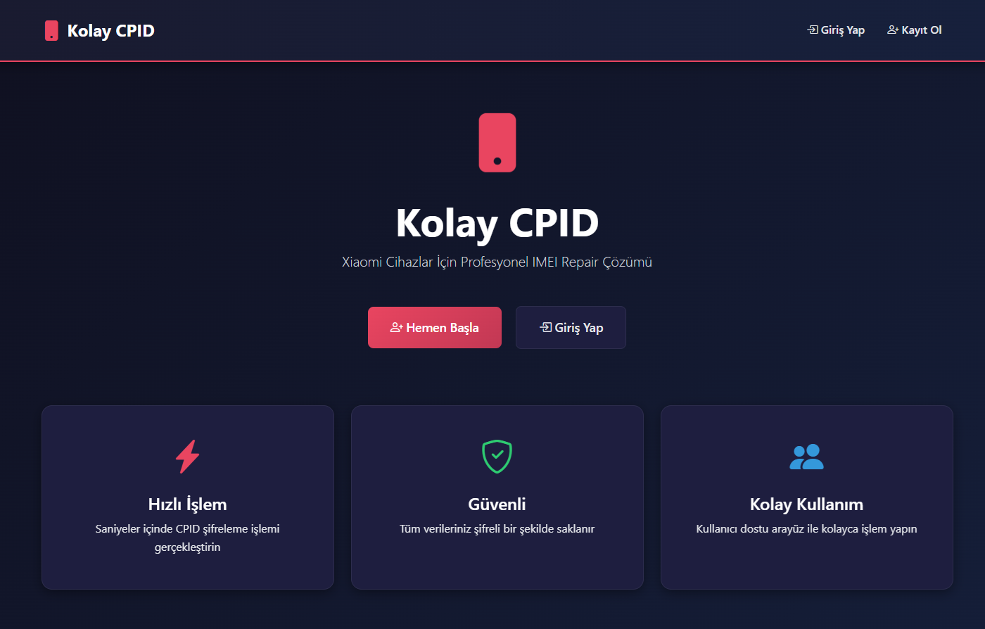 Xiaomi Cpid Yazılımı Kolay Cpid - Denizer İletişim Xiaomi Cpid Yazılımı Kolay Cpid - Denizer İletişim