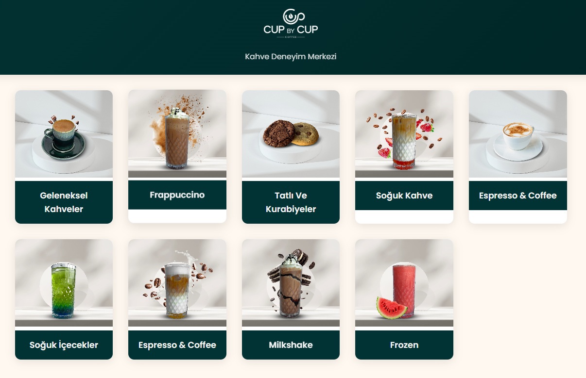 Qr Menü Yazılımı - Cup By Cup Qr Menü Yazılımı - Cup By Cup