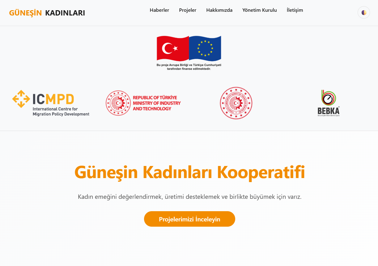 Web Sitesi - Güneşin Kadınları